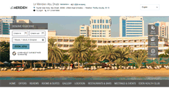 Desktop Screenshot of lemeridienabudhabi.com