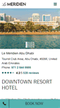 Mobile Screenshot of lemeridienabudhabi.com