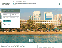 Tablet Screenshot of lemeridienabudhabi.com